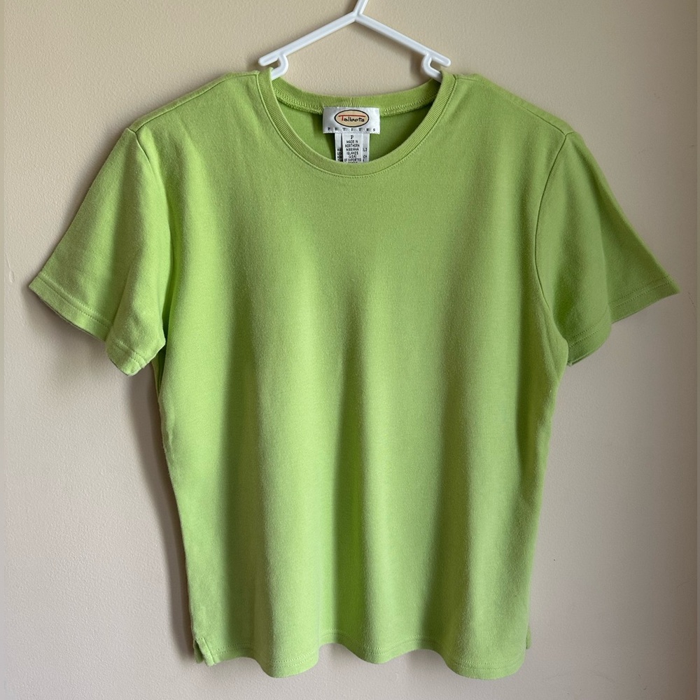 Talbots Lime Green Petite Top